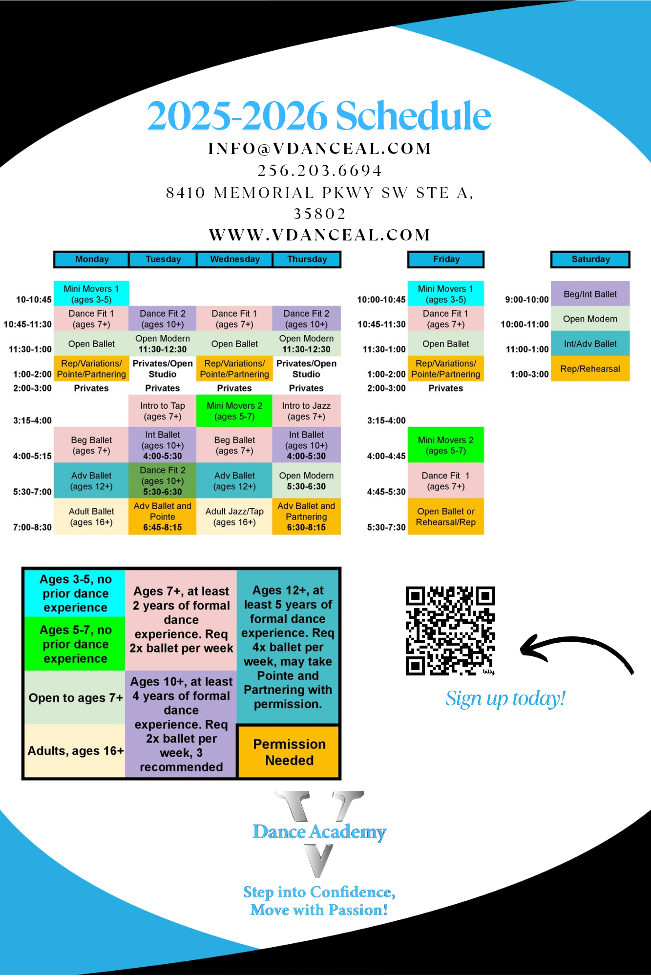 Summer 2025 schedule